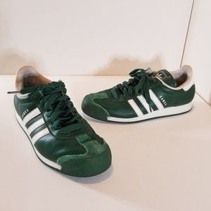 adidas samoa green and white